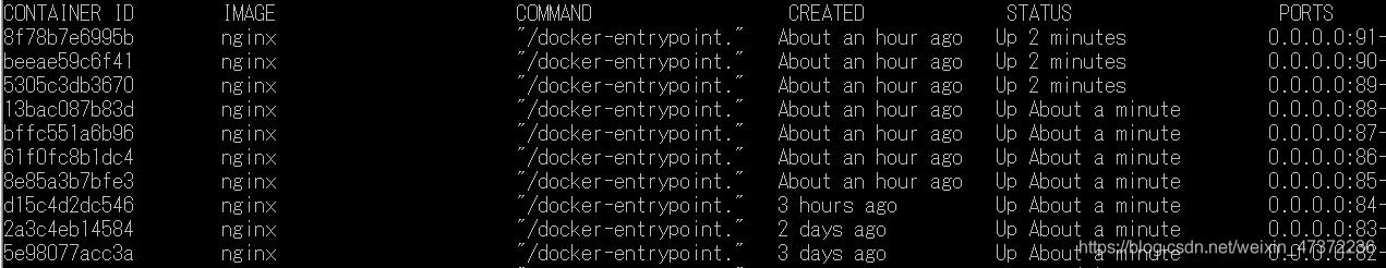 docker批量啟動(dòng)關(guān)閉所有容器的操作