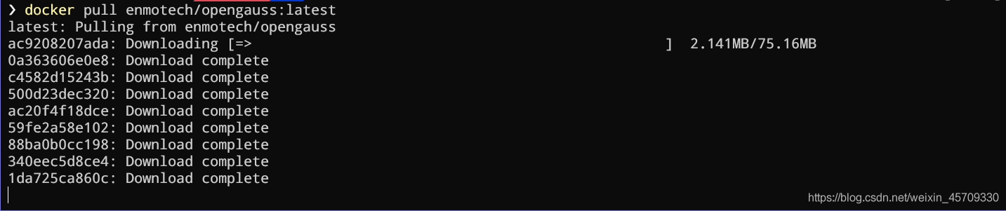 docker配置openGauss數據庫的方法詳解