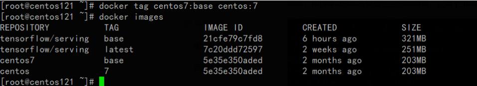 docker實現重新打tag并刪除原tag的鏡像
