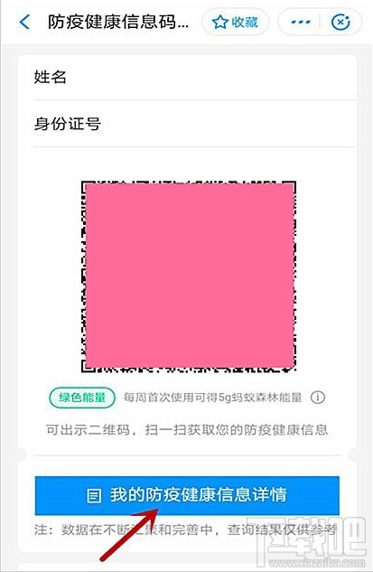 支付寶全國健康碼如何查看個人健康信息詳情？