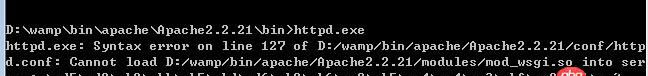 django - apache 不能加載mod_wsgi 求解什么原因