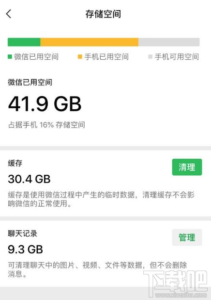iPhone手機怎么保存聊天記錄的情況下清理微信緩存?