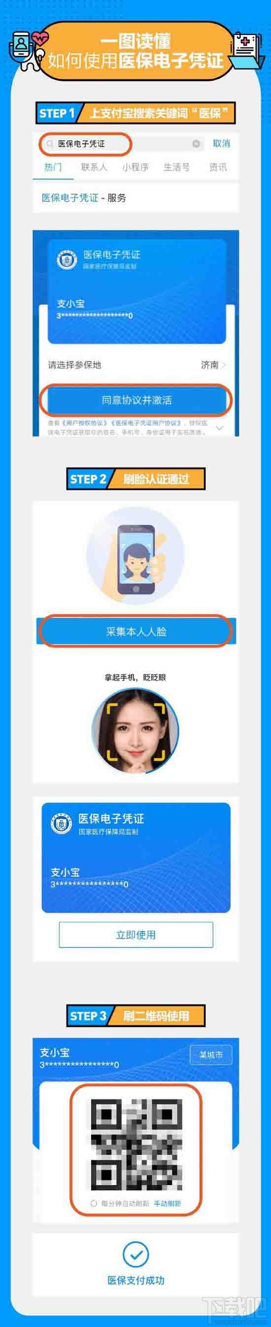 支付寶電子醫保有哪些用處？電子醫保在哪里領取