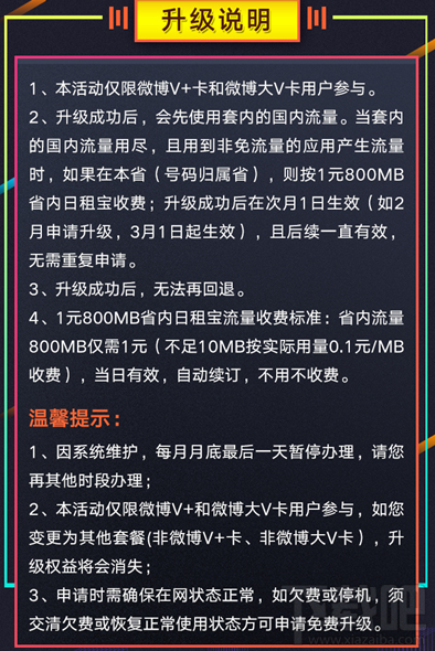 微博微卡日租寶套餐怎么申請?