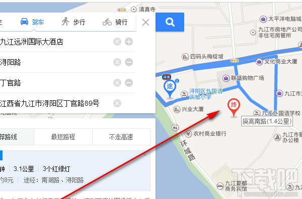 百度手機地圖路線手動設置地圖路線方法
