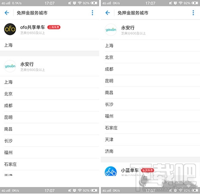 支付寶怎么用信用騎行？