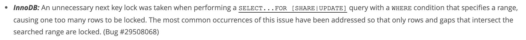 淺談MySQL next-key lock 加鎖范圍