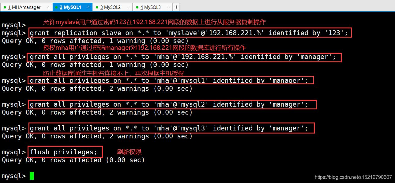 MySQL之高可用集群部署及故障切換實現