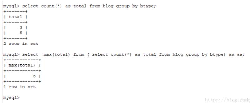 Mysql 聚合函數(shù)嵌套使用操作