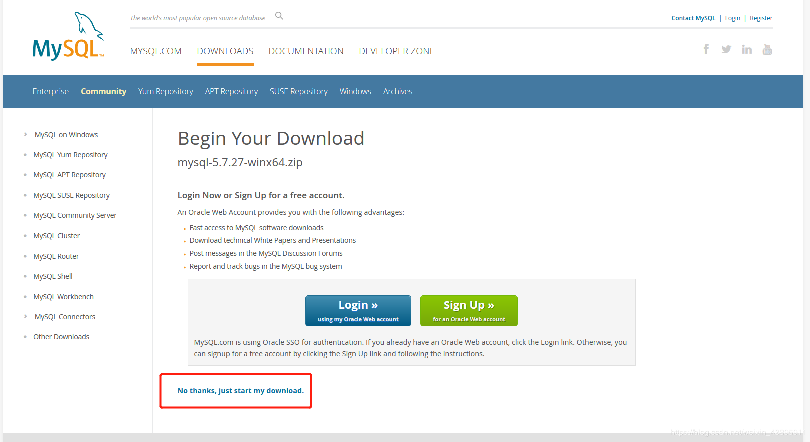 MySQL 5.7.27下載安裝配置的詳細(xì)教程
