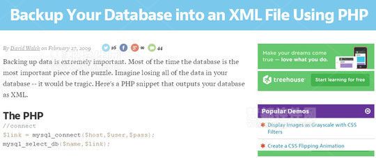 10個教程教你輕松備份MySQL數據庫