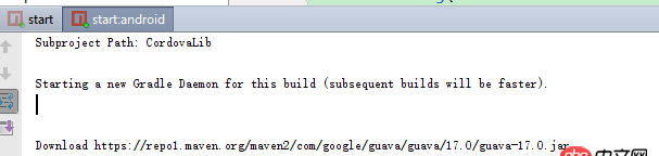 node - ionic run android