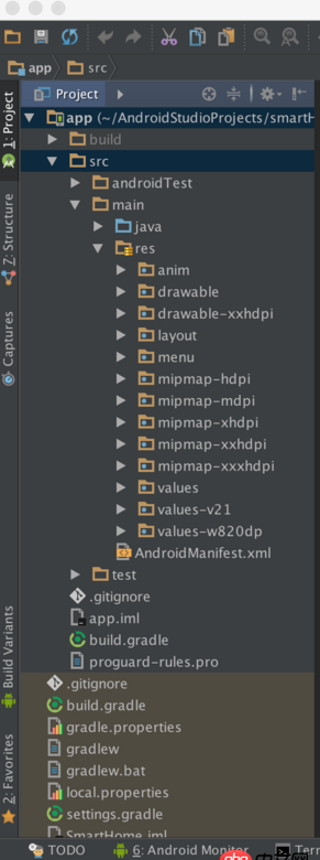 android-studio - android studio 最外層目錄沒了，只有app級別目錄。