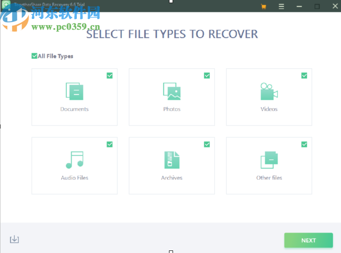 使用togethershare data recovery恢復(fù)刪除視頻的操作方法