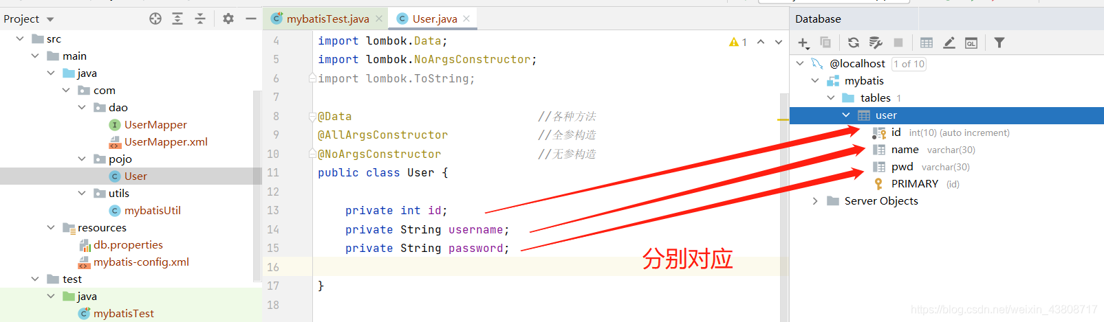 mybatis簡單resultMap使用詳解