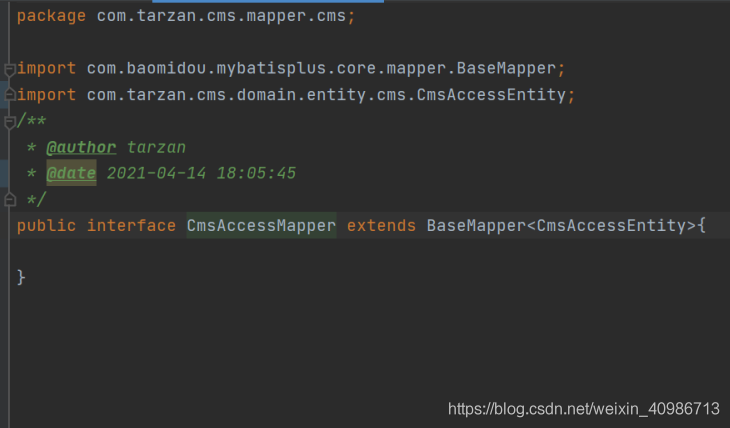 mybatis plus代碼生成工具的實現(xiàn)代碼