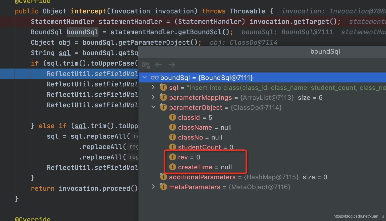 mybatis 自定義實現攔截器插件Interceptor示例
