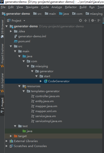 使用mybatis-plus-generator進(jìn)行代碼自動(dòng)生成的方法