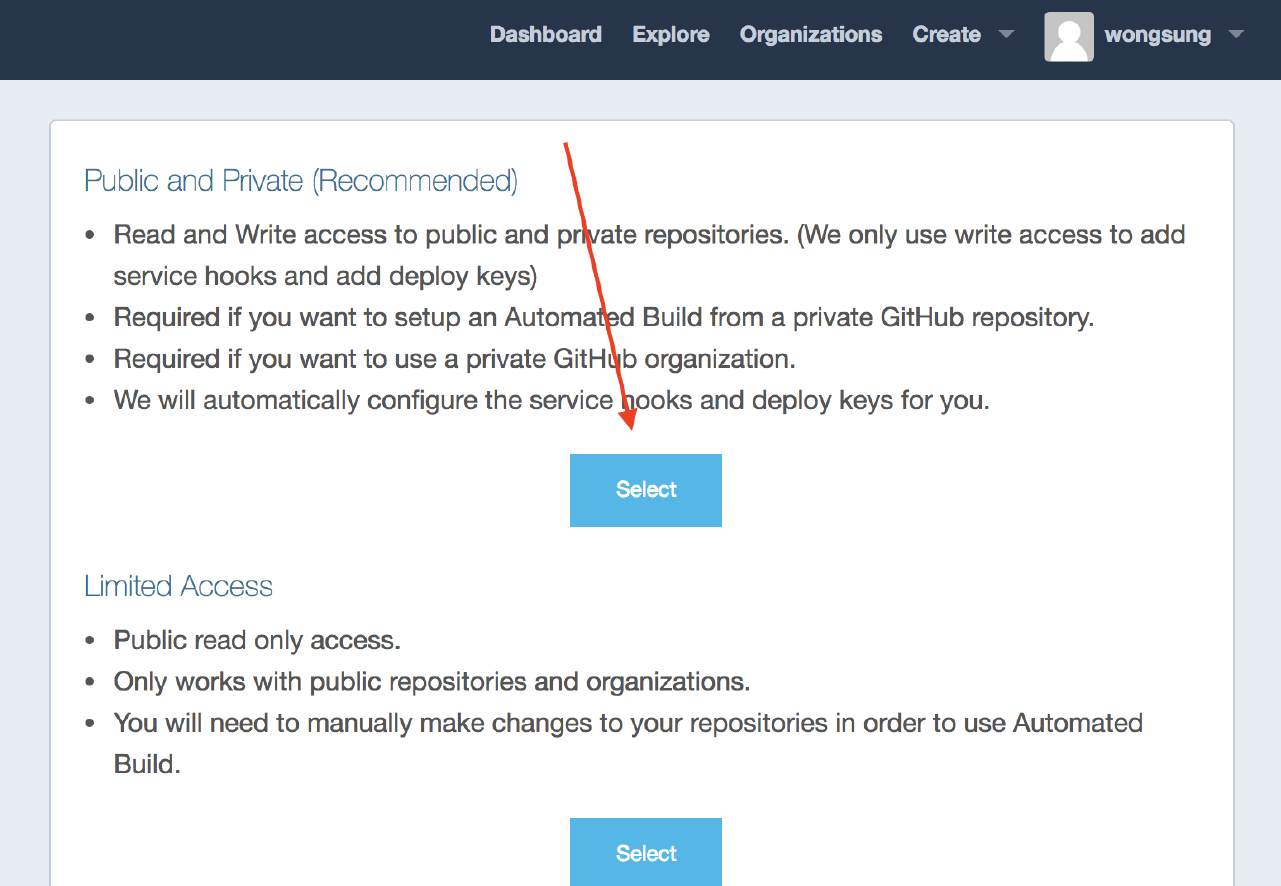 Docker自動化構建Automated Build實現過程圖解