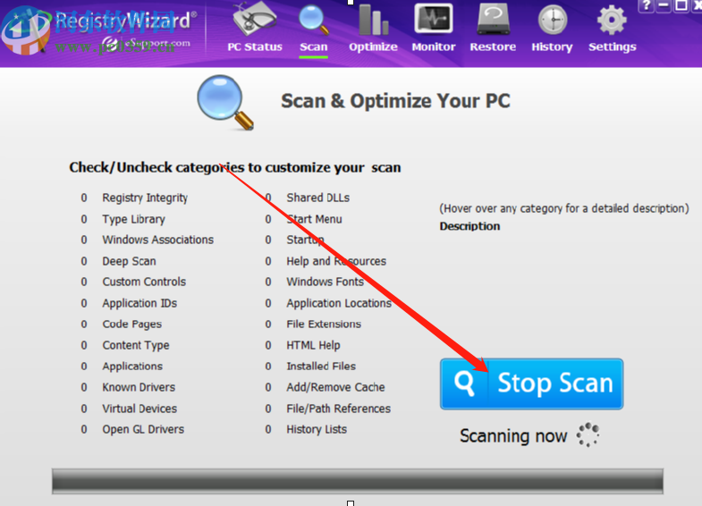 RegistryWizard修復清除系統(tǒng)注冊表的方法