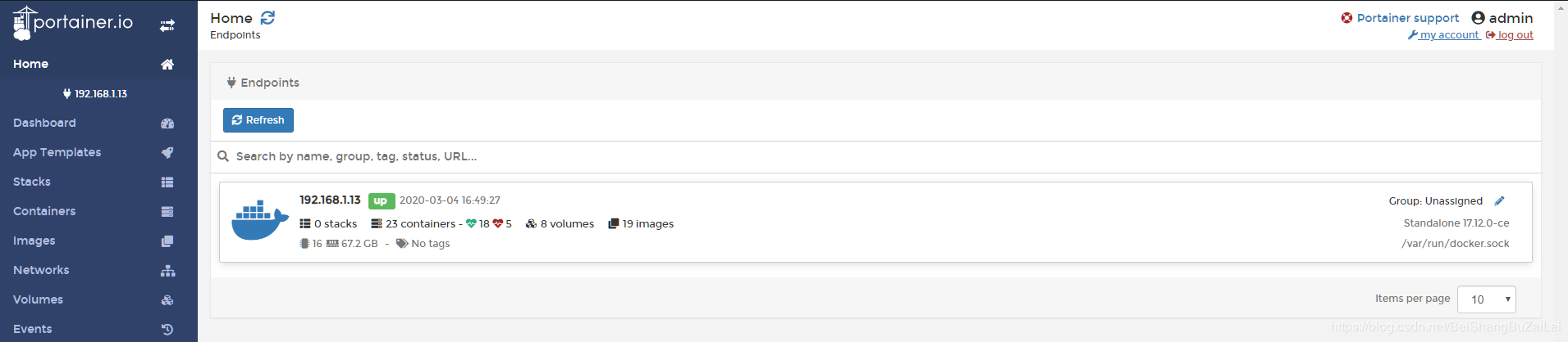 使用portainer連接遠程docker的教程