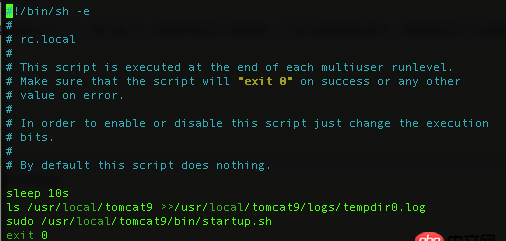 service - Ubuntu16 Tomcat9 設置開機自動重啟時為什么起不來？