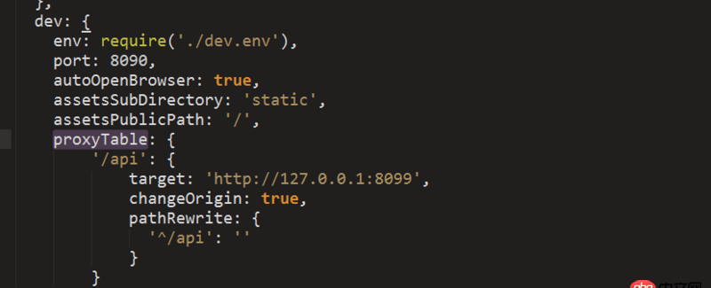 node.js - 在設置跨域的時候，proxyTable報錯誤 ？
