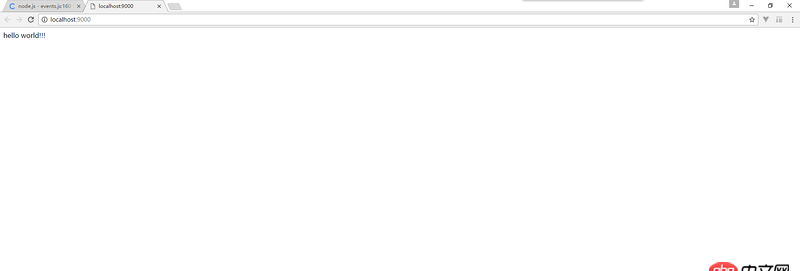 node.js - node啟動(dòng)本地服務(wù)失效但是瀏覽器卻能打開localhost的原因是什么