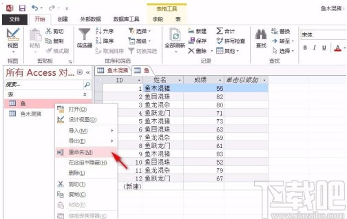 Microsoft Office Access修改數(shù)據(jù)表名稱的方法
