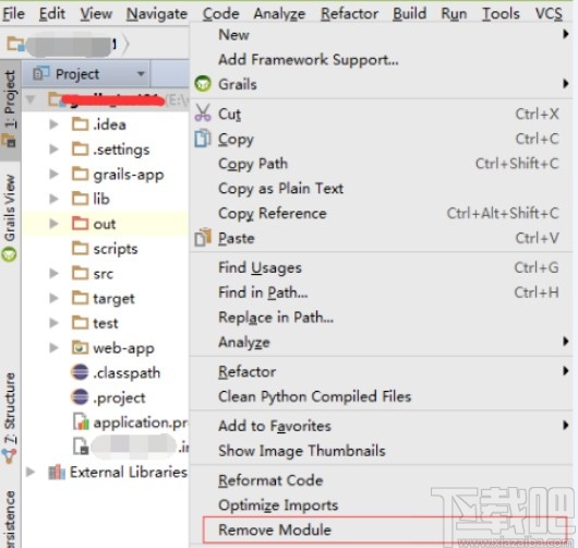idea刪除項目的操作方法