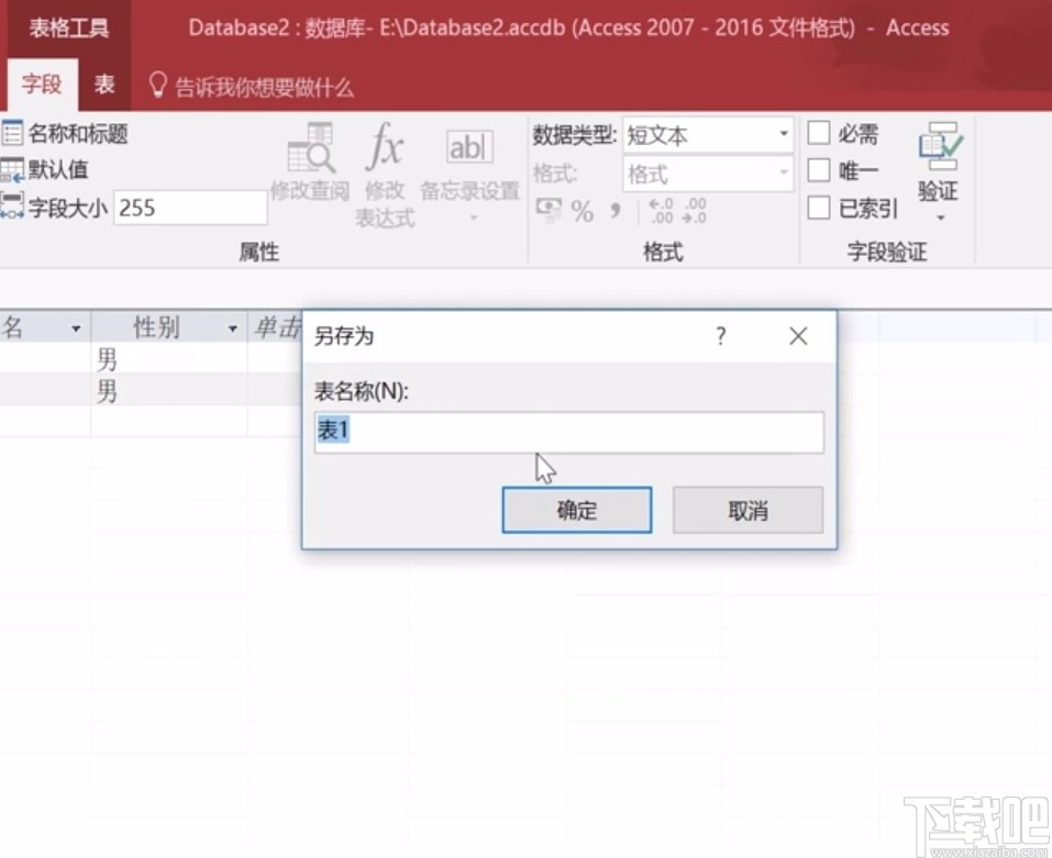 Microsoft Office Access設置索引的方法