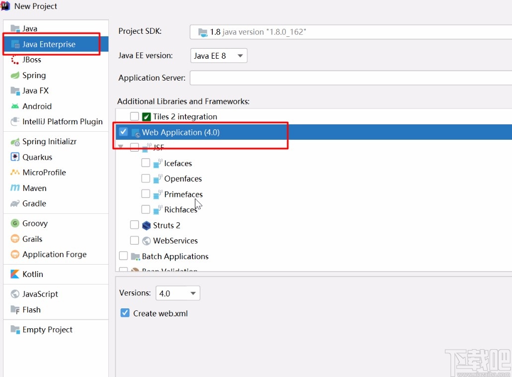 IntelliJ IDEA創建web項目的方法
