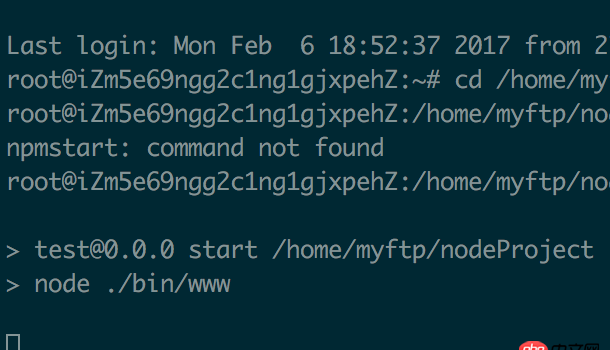 node.js - 終端 遠(yuǎn)程連接服務(wù)器,終端關(guān)閉后,服務(wù)器無(wú)法運(yùn)行