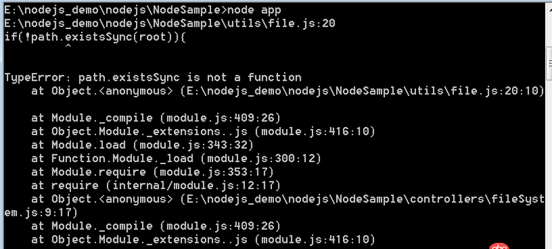 node.js - 這個nodejs的demo如何才能運行展示?能幫看看嗎