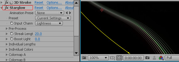 after effects創(chuàng)建流光發(fā)光效果具體操作步驟