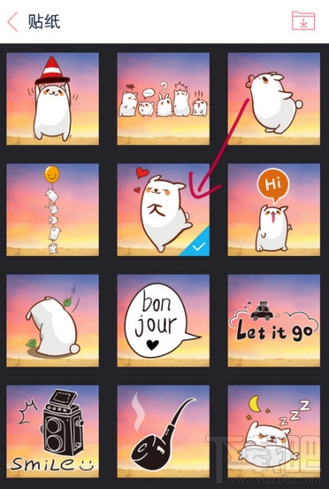 天天P圖怎么玩萌萌噠貼紙 天天P圖萌萌噠貼紙怎么玩