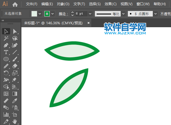 ai怎么畫橄欖水果圖案