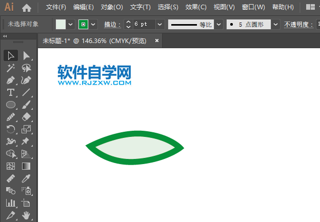 ai怎么畫橄欖水果圖案