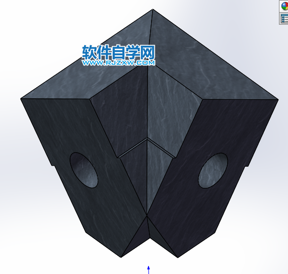 屋頂石塊用SolidWorks的畫法