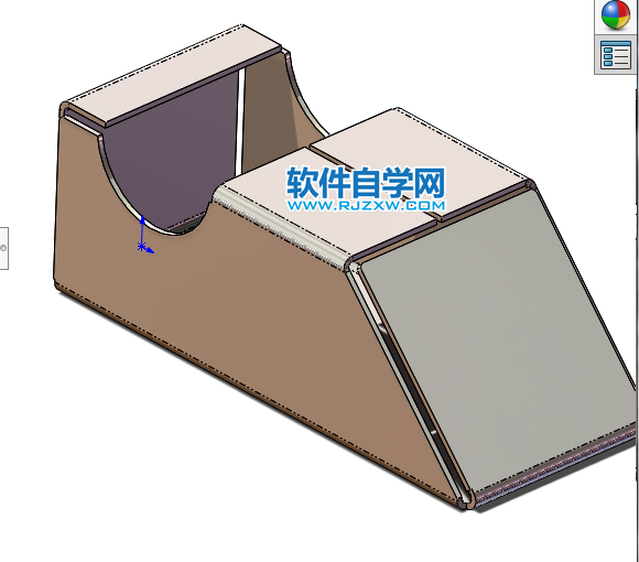 用SolidWorks把一個實體轉換到鈑金