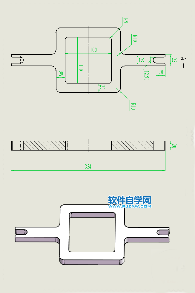 三角形凸輪機(jī)構(gòu)用SolidWorks制作