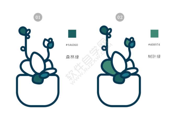 ai怎么畫多肉植物插畫