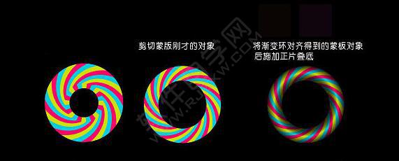 ai怎么制作彩色旋轉(zhuǎn)圓環(huán)效果