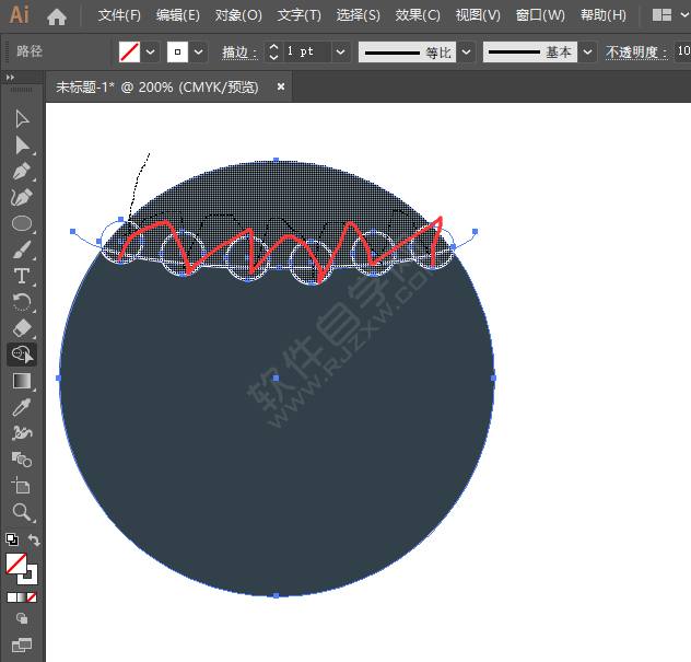 ai怎么畫手機主題商店圖標