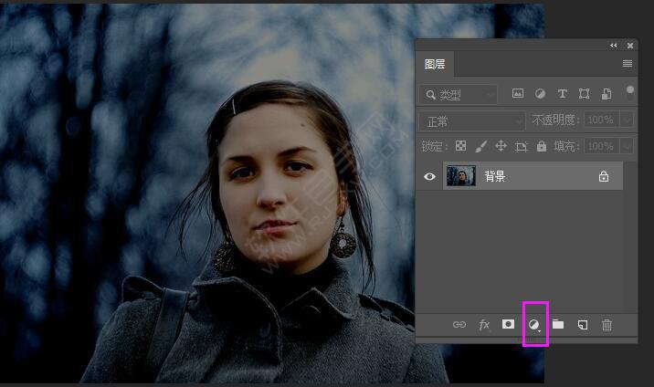 ps怎么創建色階圖層的方法