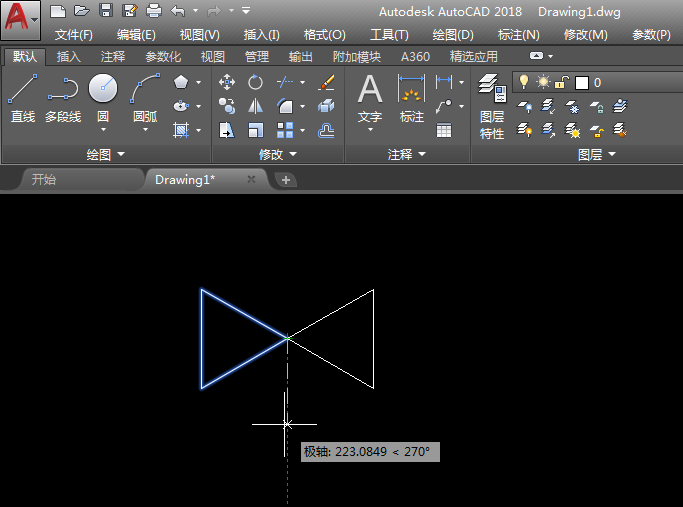 CAD定流量閥圖例的畫法