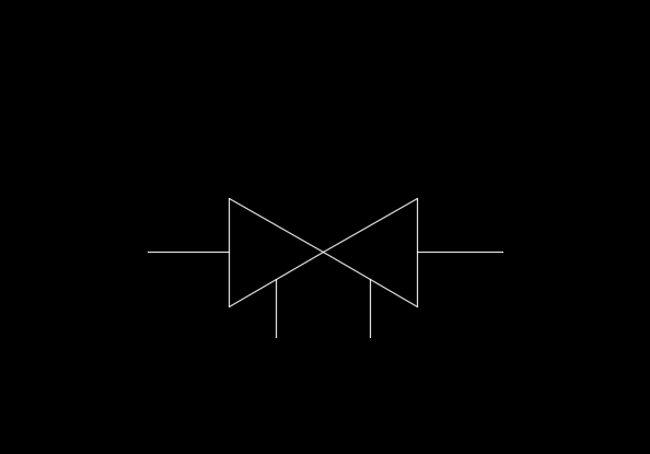 CAD平衡閥圖例的畫法