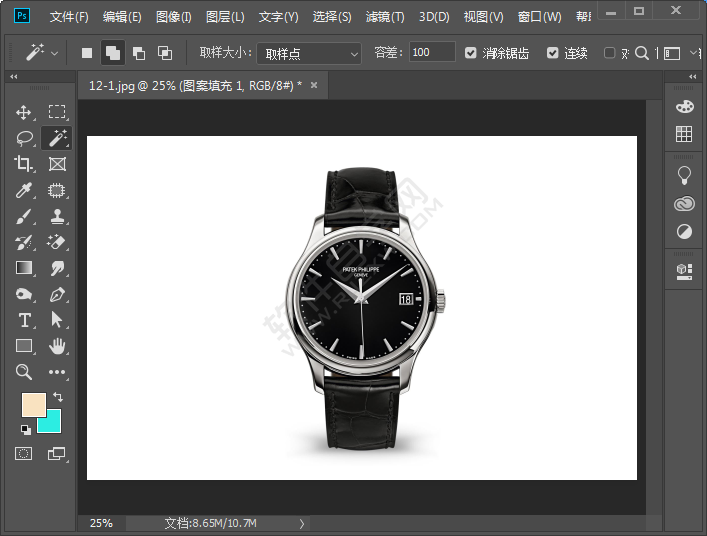 ps怎么給圖片添加圖案填充層
