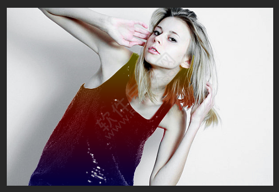 PS怎么給部分區域加漸變填充圖層