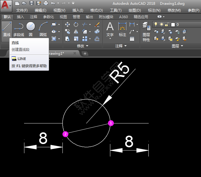 CAD中怎么畫疏水器圖例